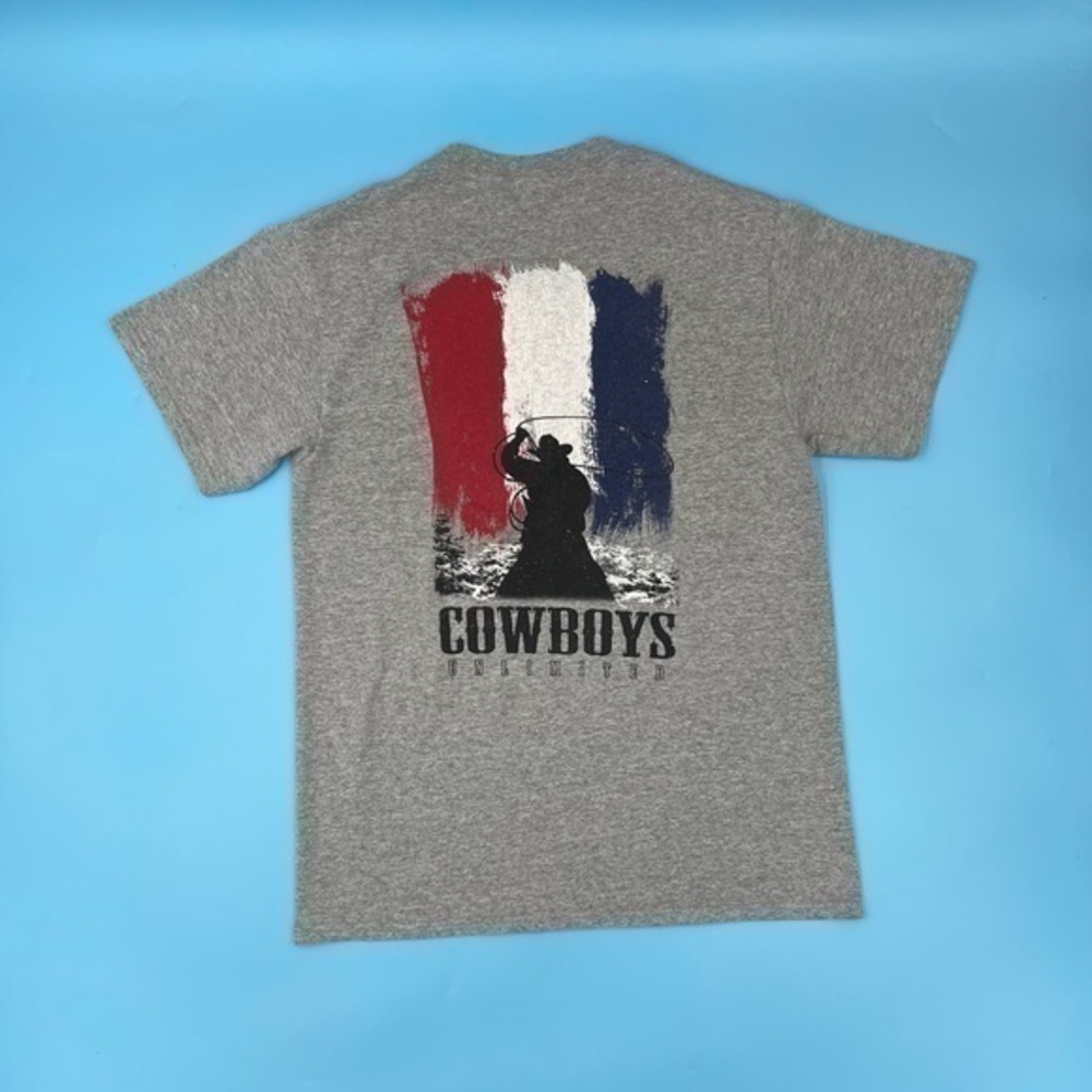 VTG Front/Back Graphic COWBOYS Unlimited Tee